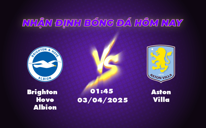 brighton hove albion aston villa 03 04 ngoai hang anh