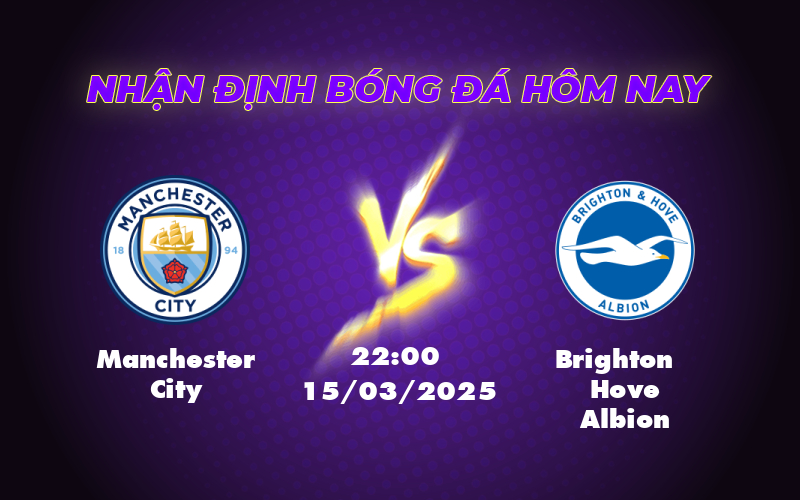 manchester city brighton hove albion 15 03 ngoai hang anh