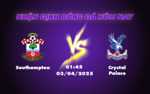 southampton crystal palace 03 04 ngoai hang anh